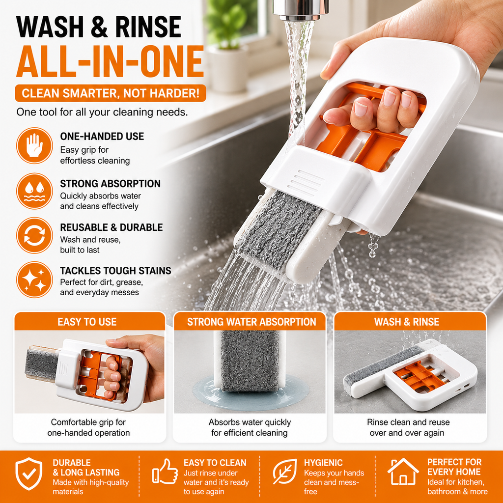 Wash &amp; Rinse All-in-One Cleaning Sponge