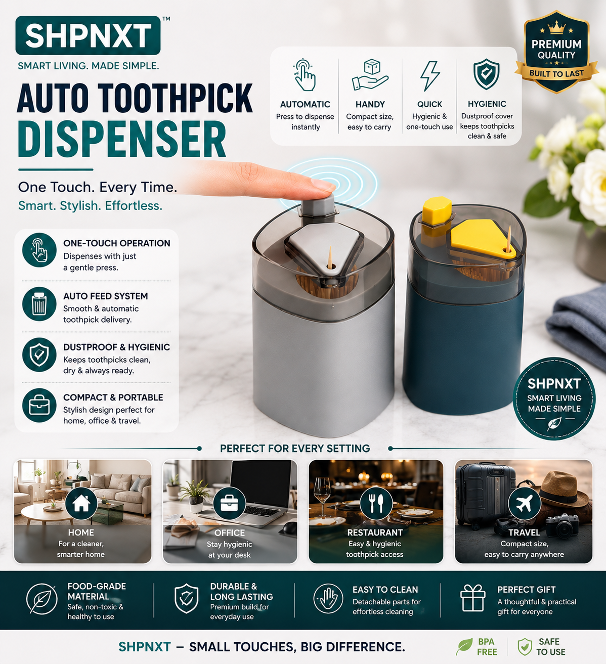 Automatic Toothpick Dispenser