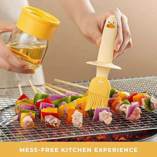 Cute Oil Dispenser Brush Bottle